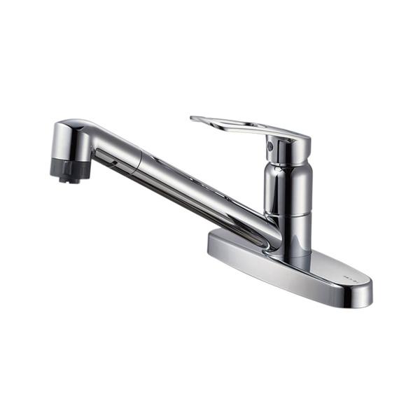SANEI シングル台付切替シャワー混合栓 K6711MEV-13 (水栓金具) 価格