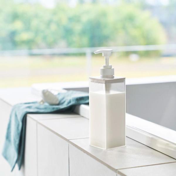 他サイト： 山崎実業　たっぷり洗剤が出るディスペンサー ミスト コンディショナー ホワイト 4903208015486　【品番：01548】の商品画像