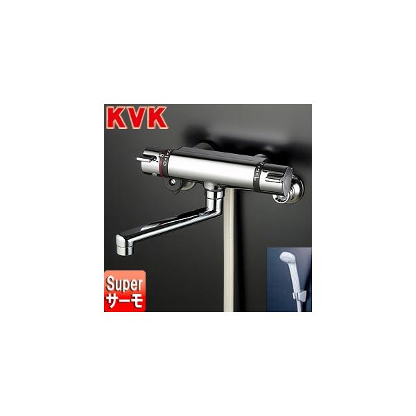 KVK サーモスタット式シャワー 240mmパイプ付 KF800TR2 (水栓 KVK サーモスタット式シャワー 240mmパイプ付 KF800TR2 (水栓