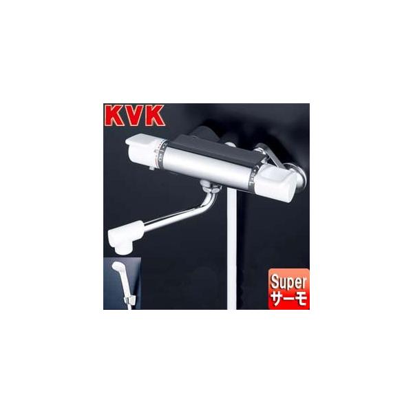 KVK サーモスタット式シャワー 240mmパイプ付 KF880R2 (水栓金具 KVK サーモスタット式シャワー 240mmパイプ付 KF880R2 (水栓金具