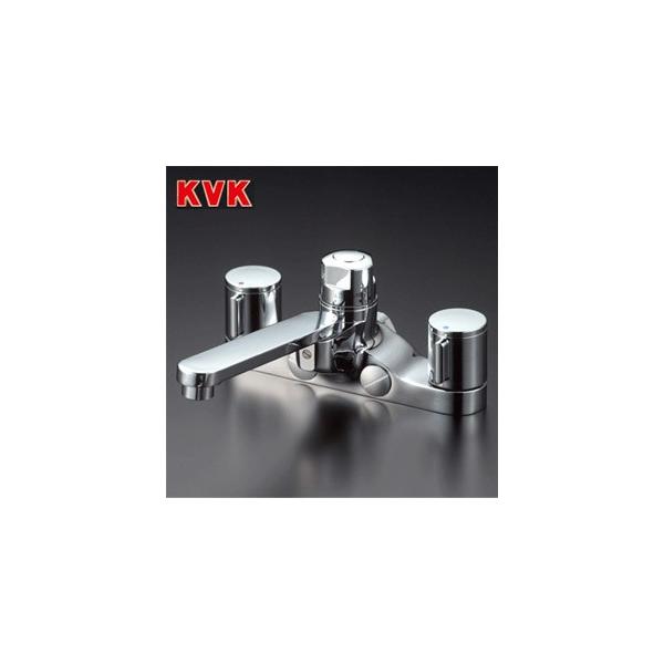 KVK デッキ形定量止水付2ハンドル混合栓 KM296GT (水栓金具 KVK デッキ形定量止水付2ハンドル混合栓 KM296GT (水栓金具