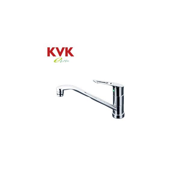 KVK 流し台用シングルレバー式混合栓・吐水口回転規制80°(e KVK 流し台用シングルレバー式混合栓・吐水口回転規制80°(e