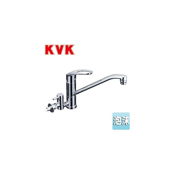 KVK 流し台用シングルレバー式混合栓(回転分岐止水栓付 KVK 流し台用シングルレバー式混合栓(回転分岐止水栓付