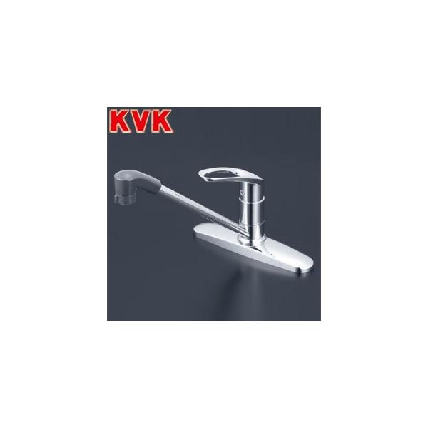 KVK 流し台用シングルレバー式シャワー付混合栓 KM5091TF (水栓金具 