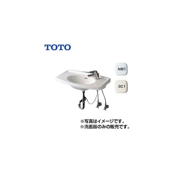 TOTO L270C 洗面器単品[壁掛式][カウンター一体形][水栓取付穴径:φ35 