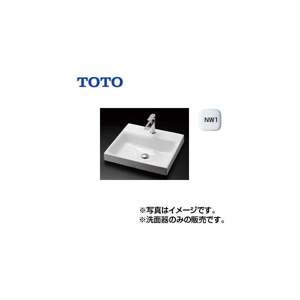TOTO TOTO LS717C#NW1 洗面器単品[ベッセル式][角形][水栓取付穴径:φ35