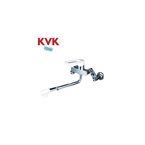 KVK 楽締めソケット付シングルレバー式混合栓(伸縮自在パイプ付 KVK 楽締めソケット付シングルレバー式混合栓(伸縮自在パイプ付