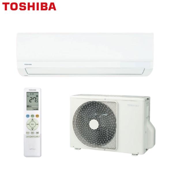 TOSHIBA RAS-2826T(W)+RAS-2826AT ルームエアコン[6Tシリーズ][200V][10畳][2.8kW][2026年]