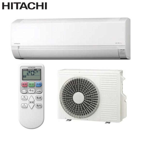 白くまくん 日立 RAS-AJ4026D-W+RAC-AJ4026D ルームエアコン[AJ][200V