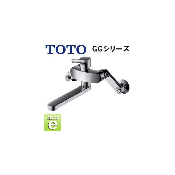 新品★TOTO 壁付シングルレバー混合水栓 TKS05315J定価¥36,500 TOTO 【TKS05315J】 《KJK》 壁付シングル混合水栓（エコ