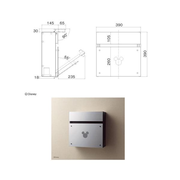 郵便ポスト パナソニック サインポスト Fasus Ff M 1タイプ 即納送料無料 ディズニーシリーズ Disney Panasonic