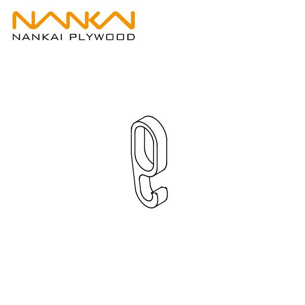 南海プライウッド ウォールゼット エノーク2 ハンガーパイプフック ホワイト 5個入 E2PF【材質】ポリエチレン【耐荷重】約1kg以内