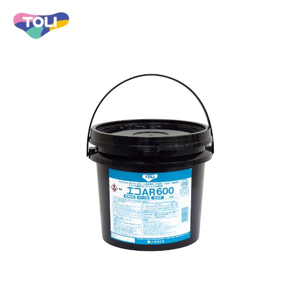 東リ エコAR600 小缶3kg EAR600-S【種類】アクリル樹脂系エマルション形【規格】3kg【標準手配量】0.30kg/m2【施工可能面積】約10m2/缶【待ち時間(接着剤塗布後の時間)】10〜20分【貼付可能時間(接着剤塗布後の時...