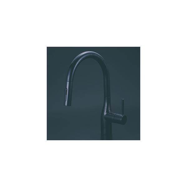 KVK シングルシャワー付混合栓 センサー付 ACタイプ eレバー マット