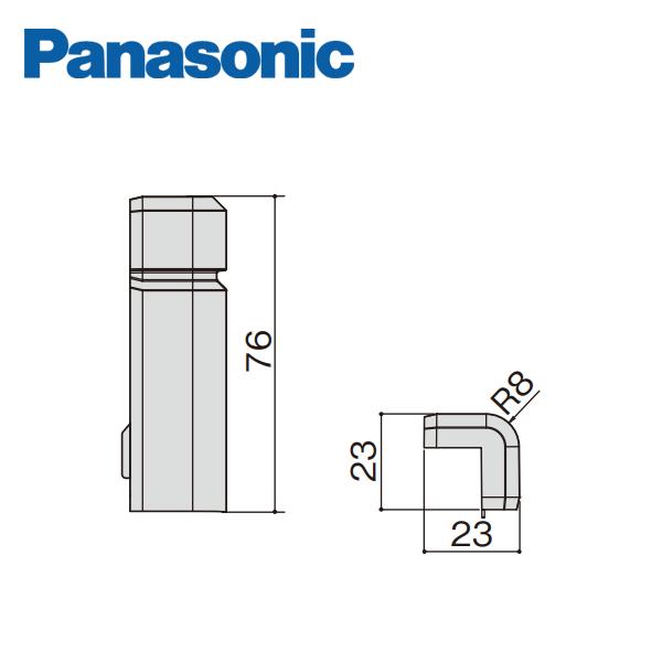 Panasonic パナソニック コーナーキャップ出隅 幅木8型用 5個入