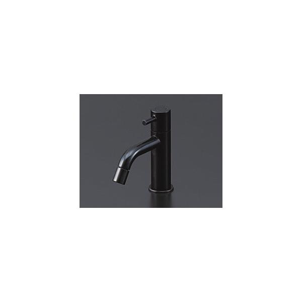 LFK612X-BK KVK 立水栓（単水栓） 黒クロムめっき 給水専用 一般地 
