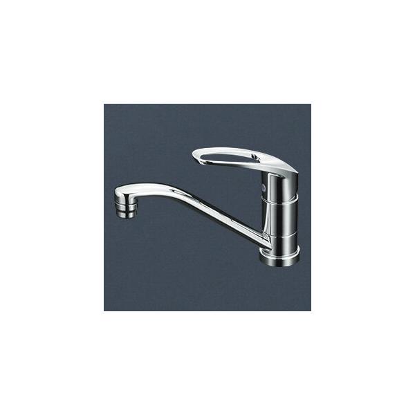 KVK KM5011TR20KA 一般地用水栓 シングル混合栓 262mmパイプ付：KM5011｜キッチン用水栓：台付1