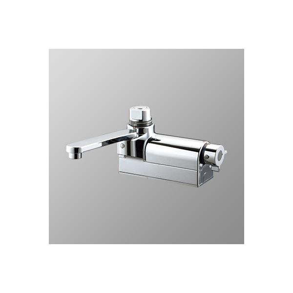 みーちゃん　KVK 水栓金具【MTB280DPPVT】 KVK MTB280DPP1T KVK デッキ形定量止水付サーモスタット式混合栓 : 住