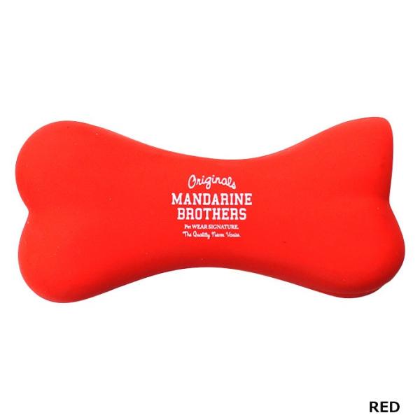 LATEX BONE TOY MANDARINE BROTHERS ラテックスボーントイ RED