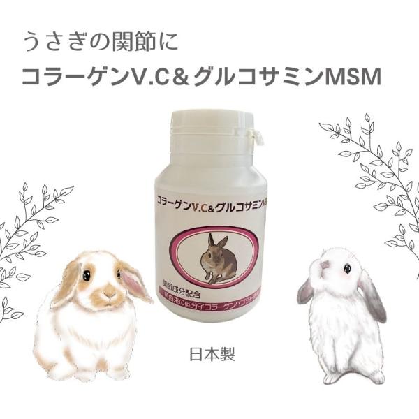 ウサギ、モルモット栄養補助食とろみのもとセット k-1_collagen-rabbit