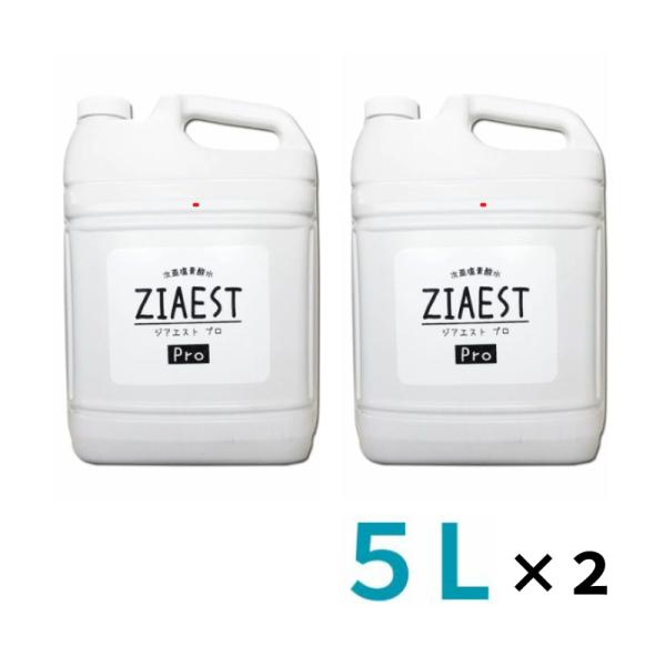 ジアエスト プロ ５L 【2本セット】ZIAEST PRO 次亜塩素酸水 除菌 消臭 業務用