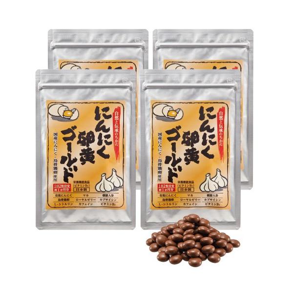 1袋の内容量：600mg×60粒1日の目安：約2粒合成着色料・合成保存料不使用栄養機能食品青森産有臭にんにく使用（無臭にんにくに比べ、アリイン約5倍）烏骨鶏卵は一般鶏卵に比べ、コレステロールが少ない【原材料名】にんにく粉末（青森産）、マカ粉...