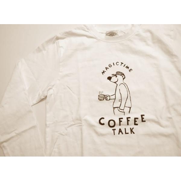 Lumber Tシャツ ランバー Coffee Talk カフェtシャツ 男女兼用 長袖 ロンt ホワイト Buyee Buyee Japanese Proxy Service Buy From Japan Bot Online