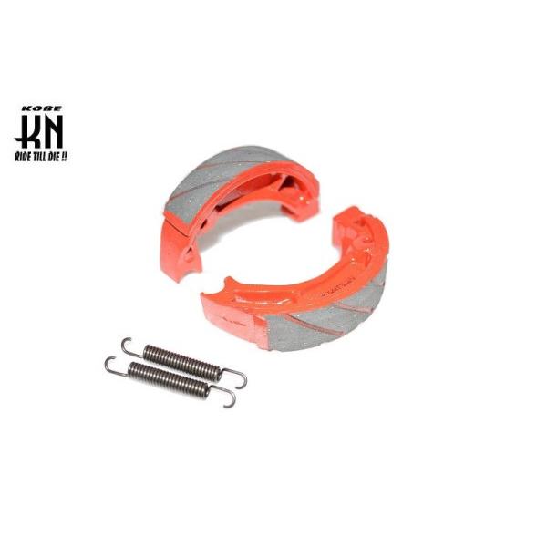 KN企画 ブレーキシュー レーシン グタイプ スーパーJOGZ/ZR(3YK/SA13J) アプリオ(4LV/4JP) ビーノ(5UA) JOG90(3WF) アクシス90(3VR)