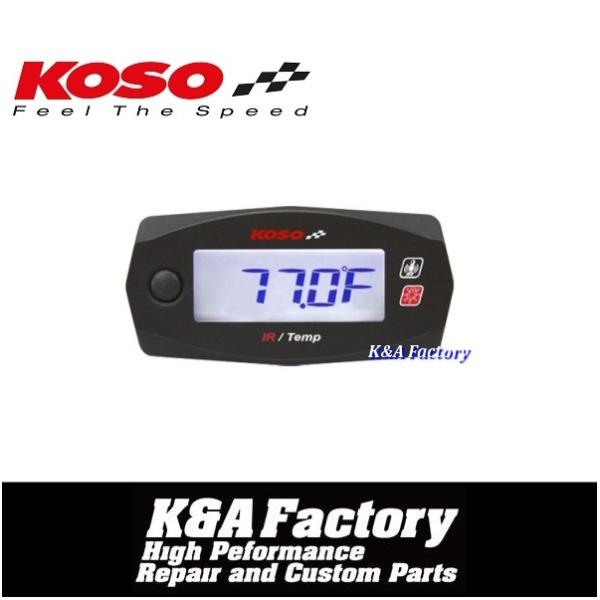 KOSO(コーソー) Mini4 表面温度計&電圧計タイヤ表面温度/シリンダー