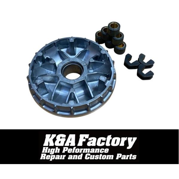 ニャフー＊毎日3行プロフ日記＊様　オーダー品 高品質純正タイププーリー (ウエイトローラー・スライドピース付