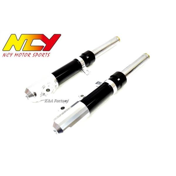 ★☆NCYアルミフロントフォーク アドレスV125G S CF4MA 用 NCY正規品 アルミ削り出し強化フロントフォーク ブラック アドレスV125