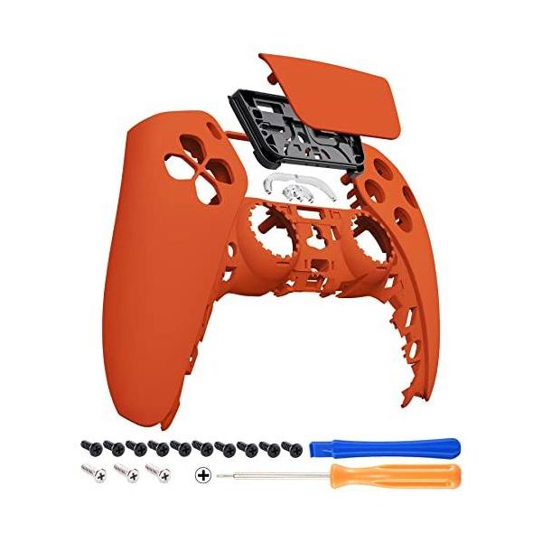 コントローラー カバー PS5 |eXtremeRate オレンジ ソフトタッチ