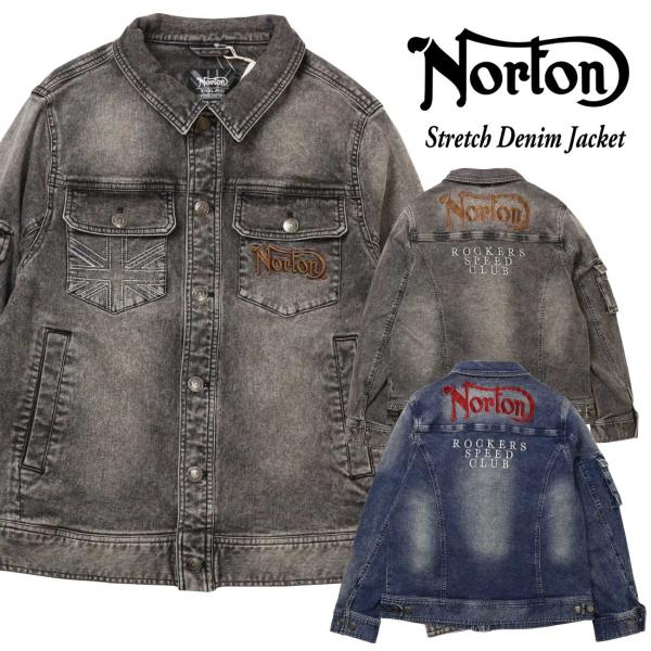 ノートン（NORTON） 服 長袖 デニム ジャケット 253N1601B ストレッチ