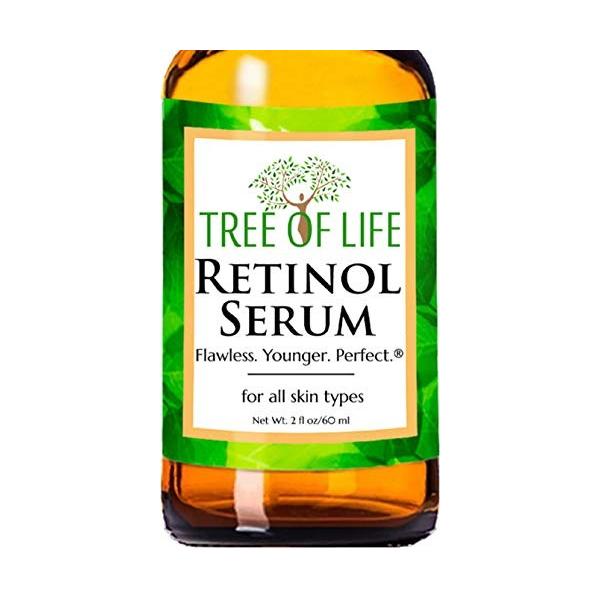 TREE OF LIFE レチノールセラム 美容液 60ml しわ ナチュラル オーガニック 保湿 もっちり 肌をなめらかにする