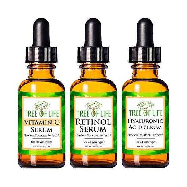 【日本初上陸】トゥリー オブ ライフビューティー《海外コスメ 正規品》「セラム 3パック」Retinol Serum＆Vitamin C Serum＆