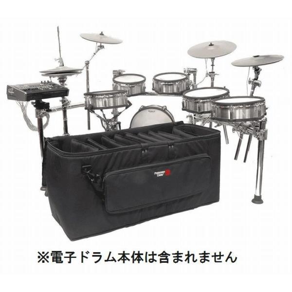 【A】GATOR★電子ドラムキットバッグ★キャスター付き★大型ドラムバッグ★電子ドラムセット収納用ソフトケース★GP-EKIT3616-BW