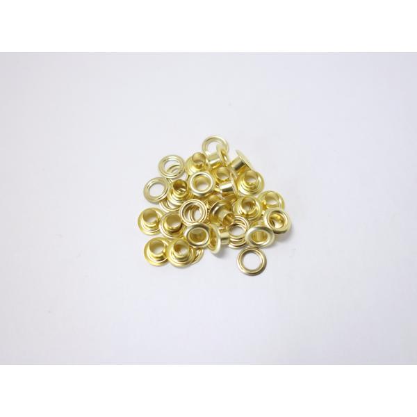 ハトメリング No.200 協進エルカラー：ブラス内容量：20コ入サイズ（外径×高さ×内径）：7.7×4.5×4.1mmクリックポスト(メール便)選択可。クリックポスト(メール便)は、代金引換不可です。また、不達・紛失等、郵便事故の際の内容...