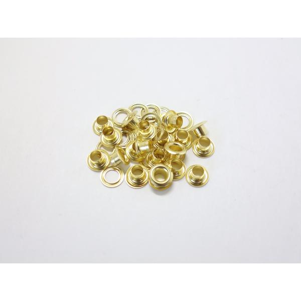 ハトメリング No.300 協進エルカラー：ブラス内容量：20コ入サイズ（外径×高さ×内径）：9×5×5mmクリックポスト(メール便)選択可。クリックポスト(メール便)は、代金引換不可です。また、不達・紛失等、郵便事故の際の内容品補償はござ...