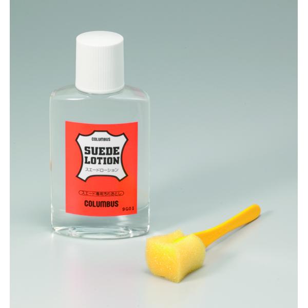 起毛革専用ローションタイプの汚れ落とし。毛足の奥に入りこんだ油汚れや手垢汚れを泡で浮かせて拭き取ります。防カビ剤がカビの発生を抑えます。【使用上のご注意】●シミや色落ちする革もありますので目立たない部分でテストしてからご使用ください。●お子...