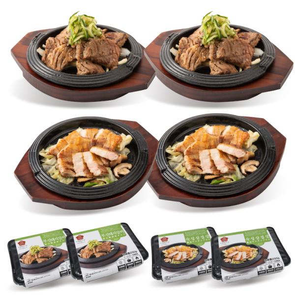 韓国の肉料理と言えば豚肉！定番のサムギョプサルとテジカルビをセットにした約5人で楽しめるセット！野外キャンプやお家パーティーに最適なお取り寄せの焼肉セットです。韓国ソースの詰め合わせを購入して一緒に食べてもよし！韓国料理の通販・お取り寄せは...