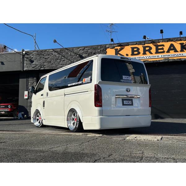 ハイエース200系/4型/ナロー用/1E7/K-BREAK/ビーキャス/リヤバンパーのみ k-breakstore_zzz2025032406