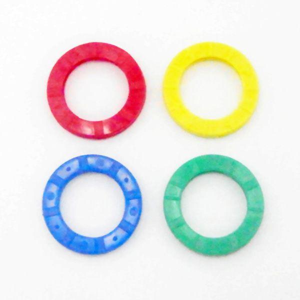 キーホルダー カラーリング 4ヶ入り 普通色 Mサイズ キーケース キーカバー キーリング Lucky Line ラッキーライン 鍵倶楽部 通販 Yahoo ショッピング