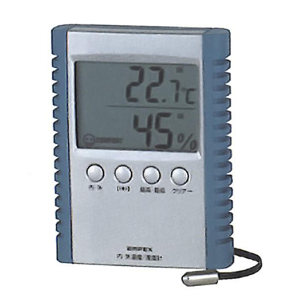 温度計・湿度計 デジコンフォ2（デジタル湿度計・内外温度計）TD8172 