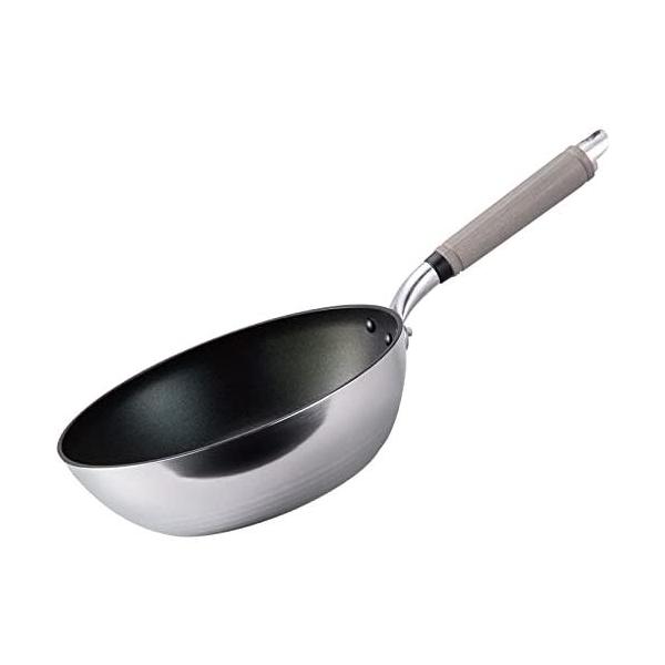 富山県高岡の職人技術とアルミ-マグネシウム合金でシリーズ最軽量化を実現した、最高級コーティングフライパンです。アルミキャスト（鋳造）製だから、熱をたっぷり蓄え熱ムラのない全面均一加熱でおいしく調理します。耐摩耗性試験200万回クリアしていま...