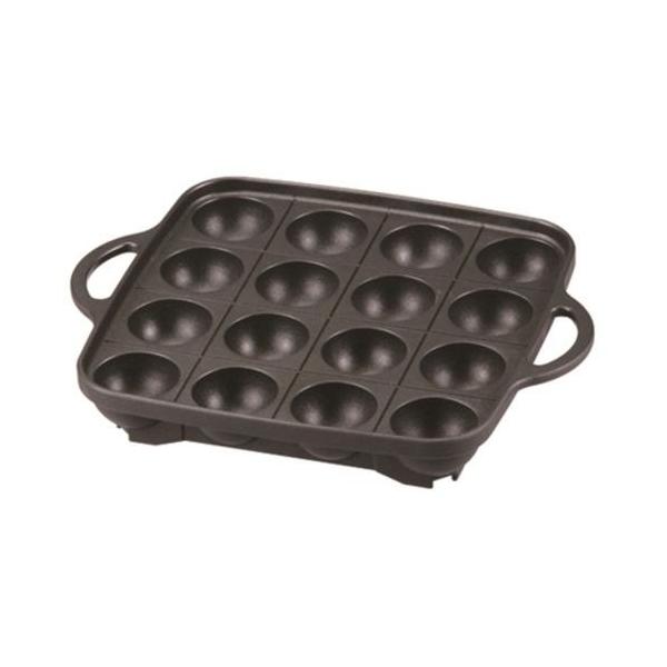 カセットこんろで使う専用「たこ焼きプレート」■ガス火なので高火力ですぐに美味しいたこ焼きが焼き上がります。■フッ素加工でこげつかないから、クルッと返せて誰でも失敗なく作れます。■フッ素樹脂加工なのでお手入れ・後片付けも楽ちん！■フチの高さは...