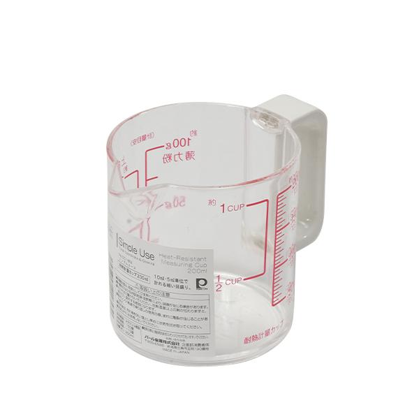 他サイト： パール金属 CC-1653 Simple use 耐熱計量カップ200mlの商品画像