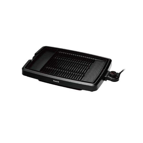 ●旨さ引き出す波型プレート凹凸の波型プレートだから、お肉にしっかり焦げ目が付きます。余分な脂はプレートの穴から下の受け皿に落ちて行きます。●セラミックコーティング耐久性に優れたセラミック加工を施しています。●受け皿使用時に水を入れてご使用頂...