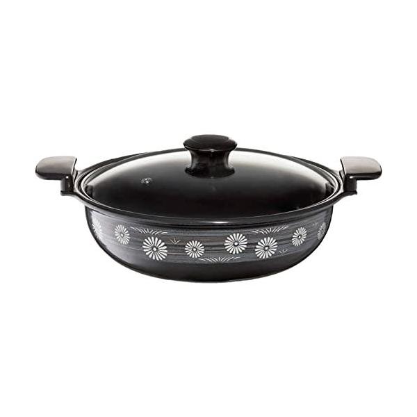 他サイト： 【送料無料】高木金属 IH対応 ホーローあじわい鍋 平安27cm HA-H27Nの商品画像