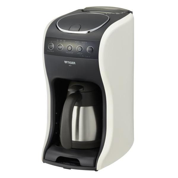 タイガーコーヒーメーカー3WAY ACT-E040WM クリームホワイト タイガー コーヒーメーカー クリームホワイト 1〜4杯用 ACT-E040