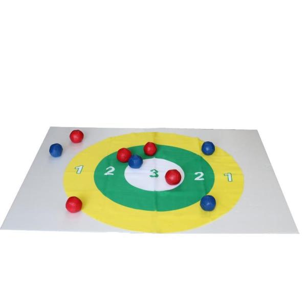 ヨーロッパで生まれたボッチャは、障がい者のために考案されたスポーツで、パラリンピックの正式種目です。家族と！友達と！気軽に楽しめます！●サイズ：ボール直径：(約)75mm●材質：セラミック・合成皮革■セット内容：ボール(赤)×6・ボール(青...